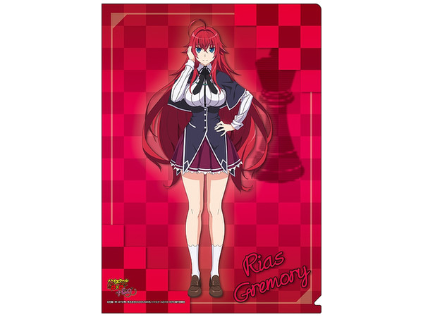 A3 ハイスクールD✕D リアス　非売品クリアファイル ハイスクール D x D HERO (アニメ版) セクシークリアファイル /リアス