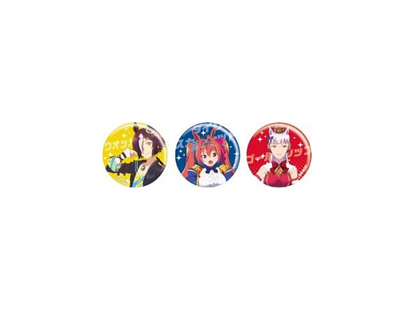 ダイワスカーレット 缶バッジ 3個セット ウマ娘プリティーダービー(アニメ版)缶バッジ3個セット/ウオッカ