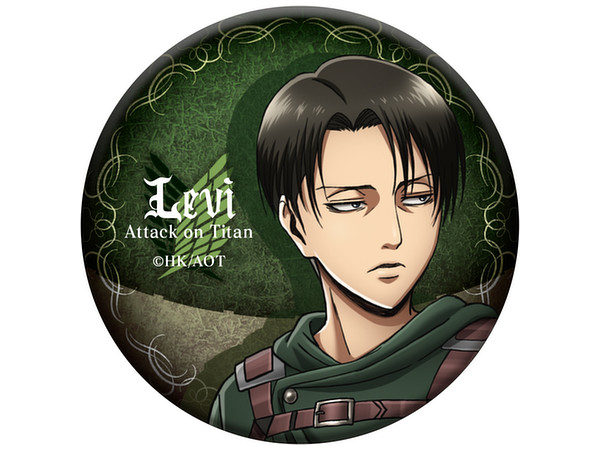 進撃の巨人 (アニメ版) 缶バッジセット/リヴァイ & ハンジ | HLJ.co.jp