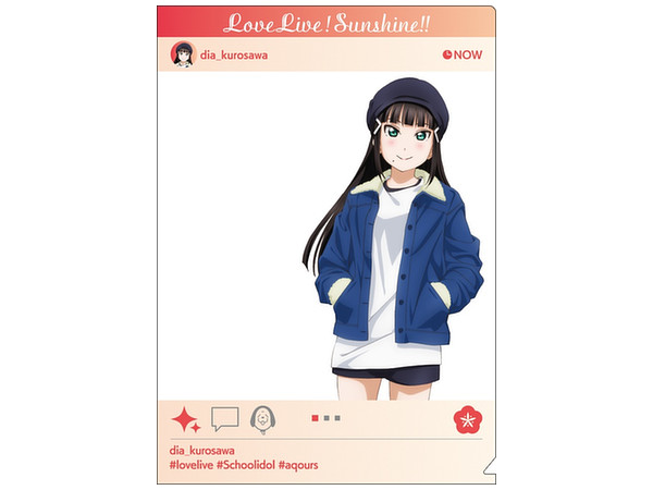 ラブライブ!サンシャイン!! (アニメ版) 透けクリアファイル/黒澤ダイヤ