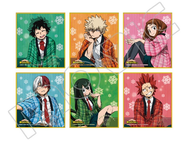 僕のヒーローアカデミア アニメ版 ミニ色紙コレクション あったか半纏 1box 6pcs 僕のヒーローアカデミア アニメ版 ミニ色紙コレクション あったか半纏 1box 6pcs