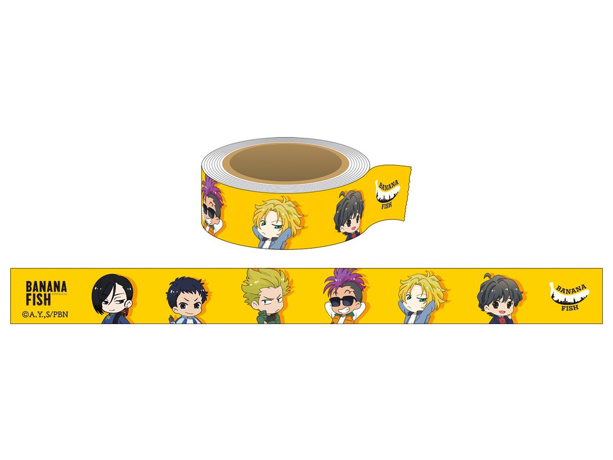 Banana Fish アニメ版 マスキングテープ ちびキャラ By ムービック ホビーリンク ジャパン Banana Fish アニメ版 マスキングテープ ちびキャラ By ムービック ホビーリンク ジャパン