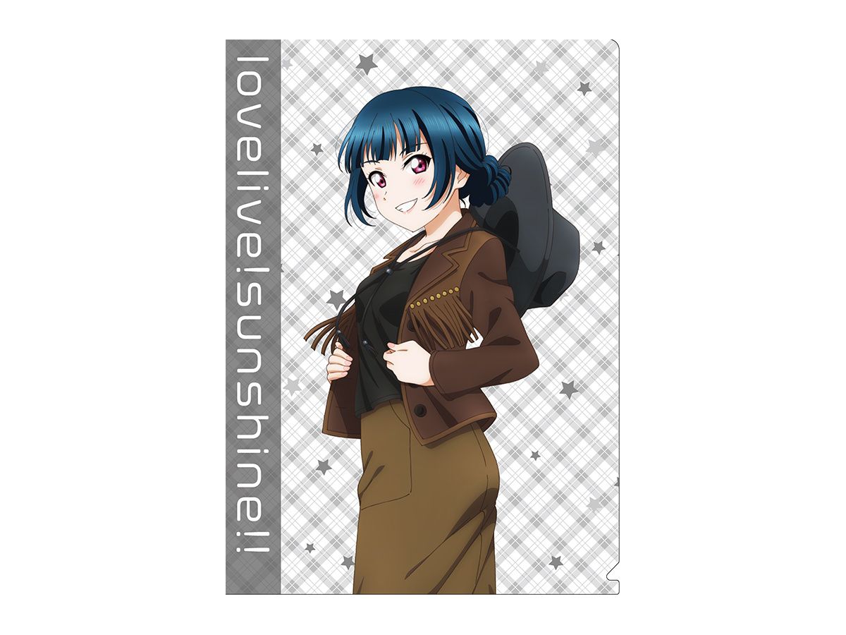 ラブライブ サンシャイン アニメ版 クリアファイル 津島善子 西部風 ラブライブ サンシャイン アニメ版 クリアファイル 津島善子 西部風
