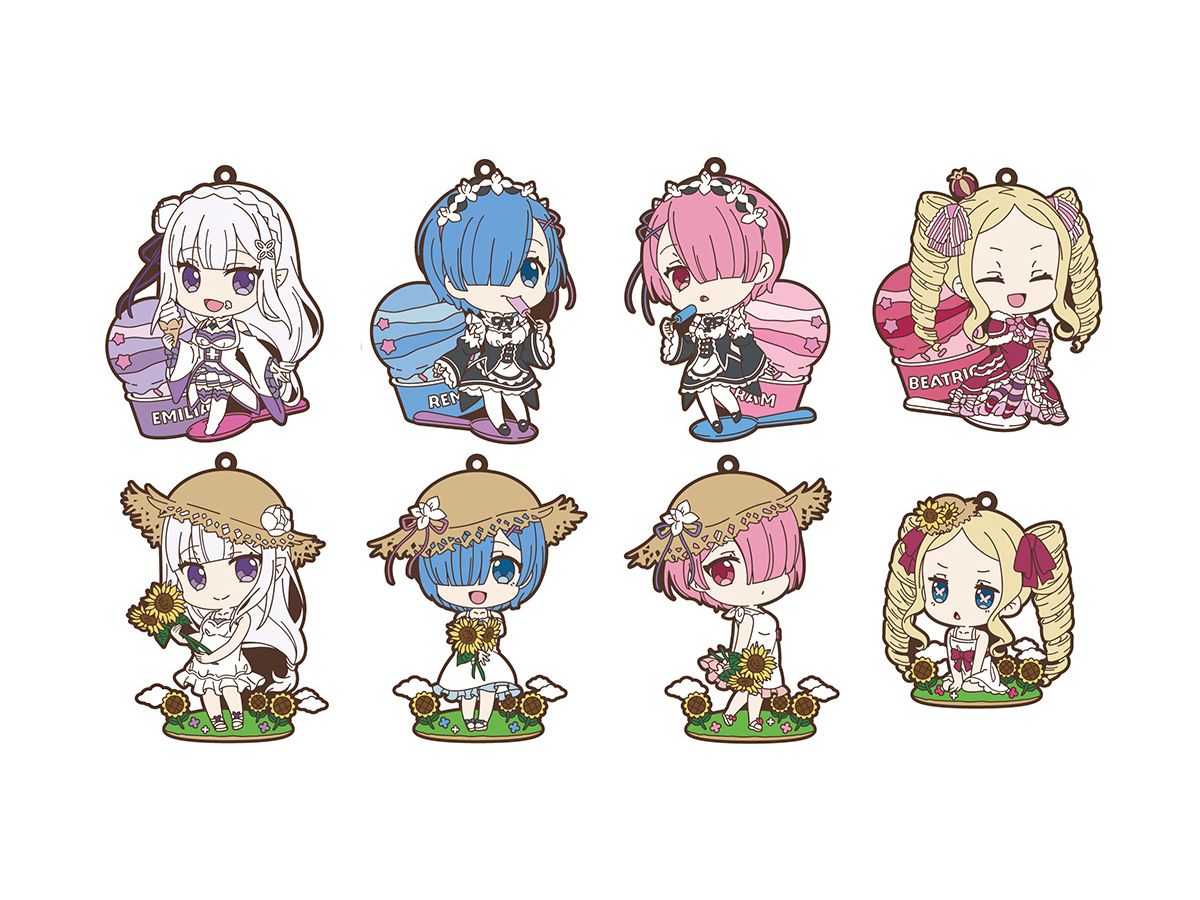 Re ゼロから始める異世界生活 アニメ版 ラバーストラップコレクション 夏 1 Box 8pcs By ムービック ホビーリンク ジャパン Re ゼロから始める異世界生活 アニメ版 ラバーストラップコレクション 夏 1 Box 8pcs By ムービック ホビーリンク ジャパン