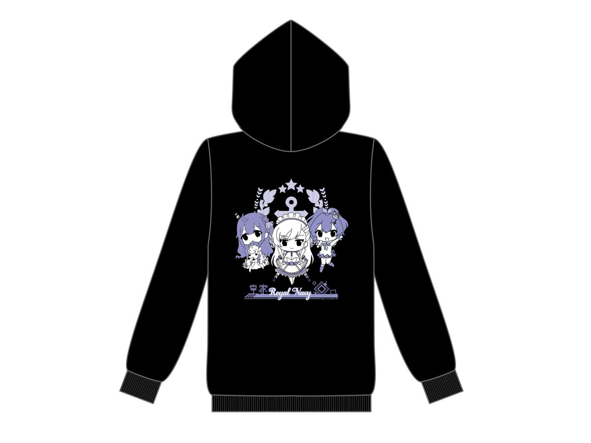 アズールレーン アニメ版 キャラプリントパーカー ロイヤル 男女兼用l By ムービック ホビーリンク ジャパン