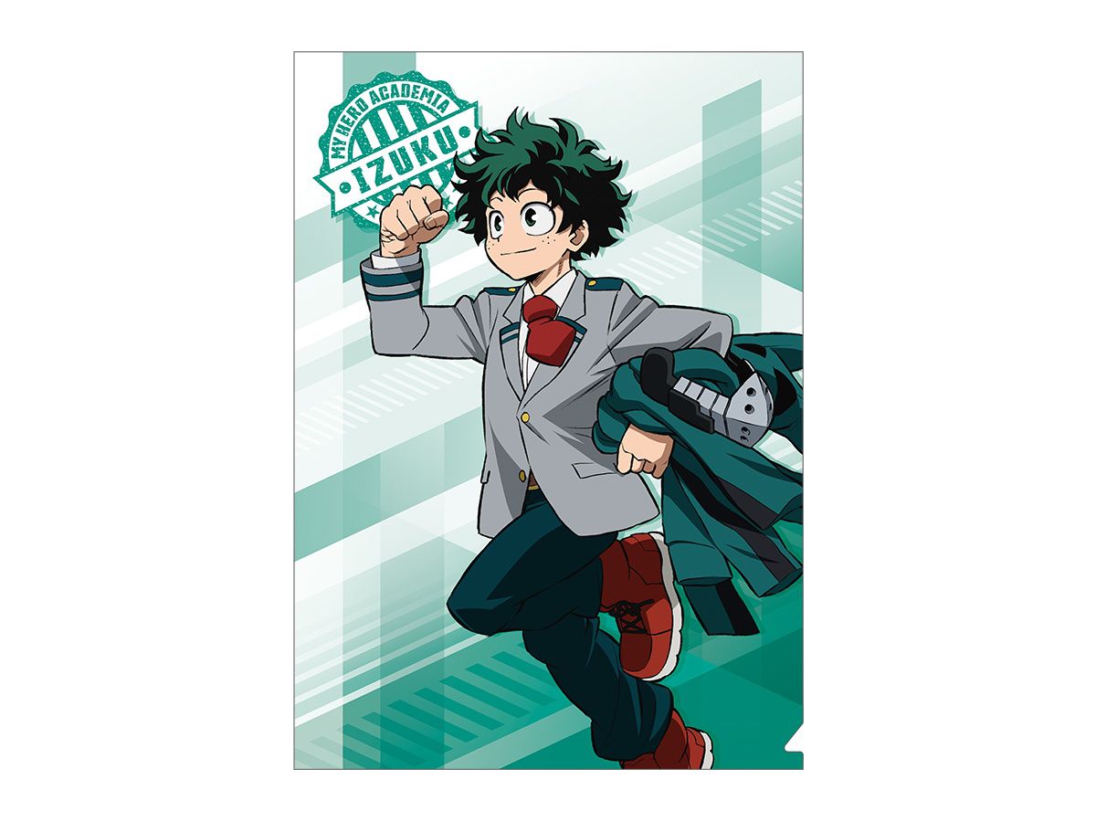 僕のヒーローアカデミア (アニメ版) クリアファイル/いざ、出発 緑谷