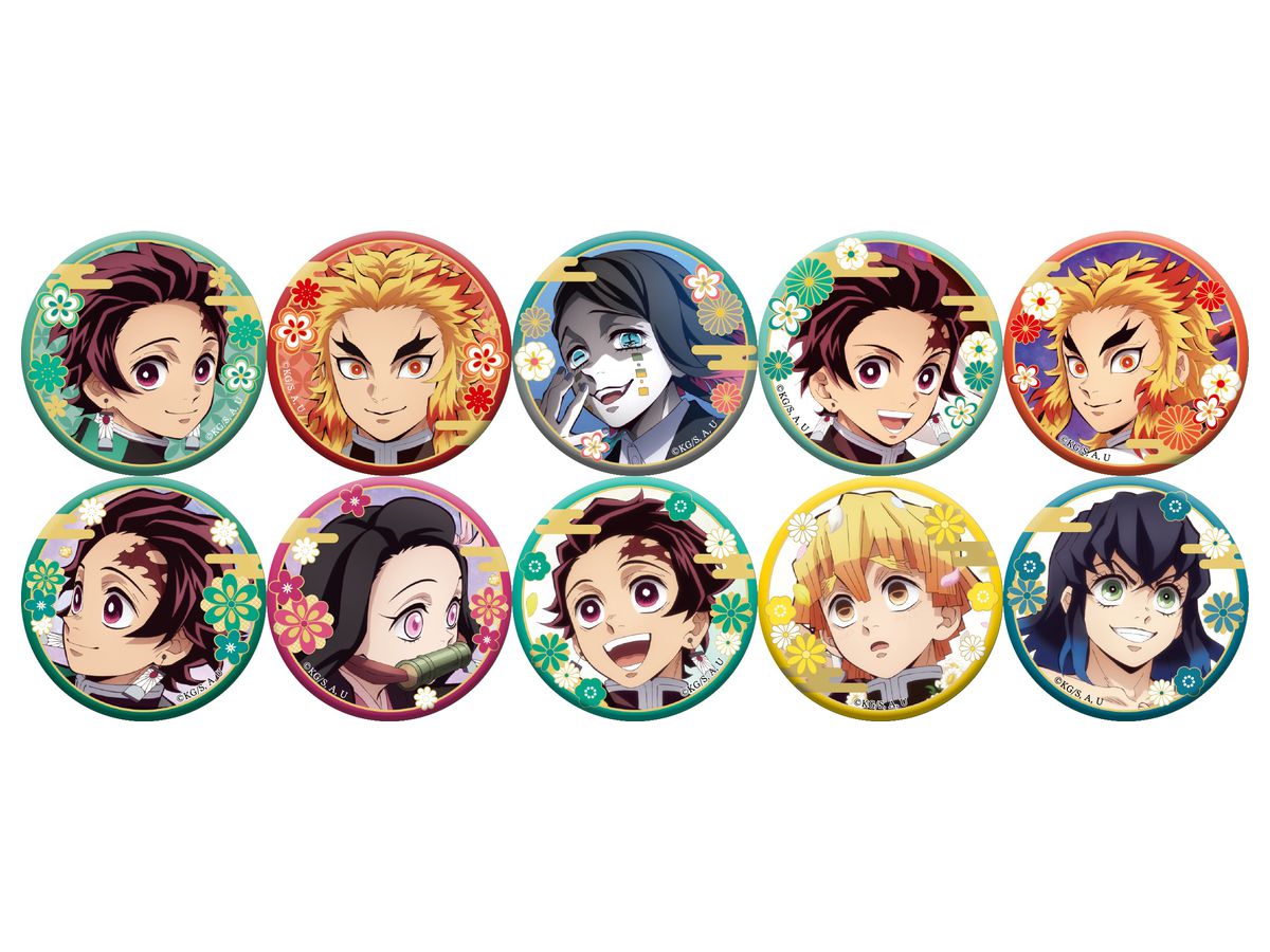 鬼滅の刃 キャラバッジコレクション 其ノ壱 1 Box 10pcs By ムービック ホビーリンク ジャパン