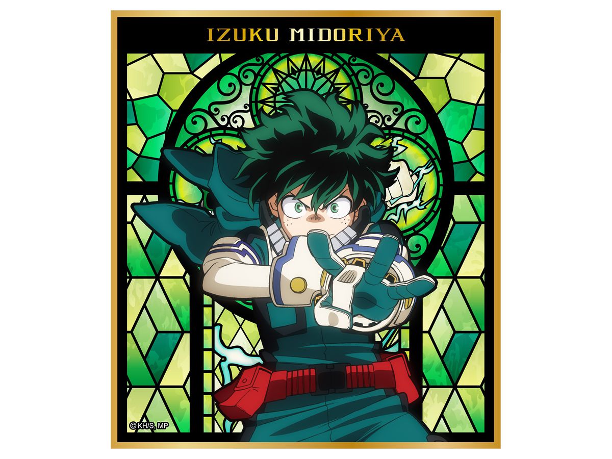 僕のヒーローアカデミア ステンドグラス風 トレーディング箔押しミニ