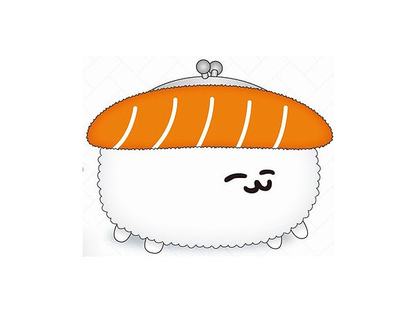 おしゅしだよ ぬいぐるみしゅしがまぐち しゃけ By 森本産業 ホビーリンク ジャパン おしゅしだよ ぬいぐるみしゅしがまぐち しゃけ By 森本産業 ホビーリンク ジャパン