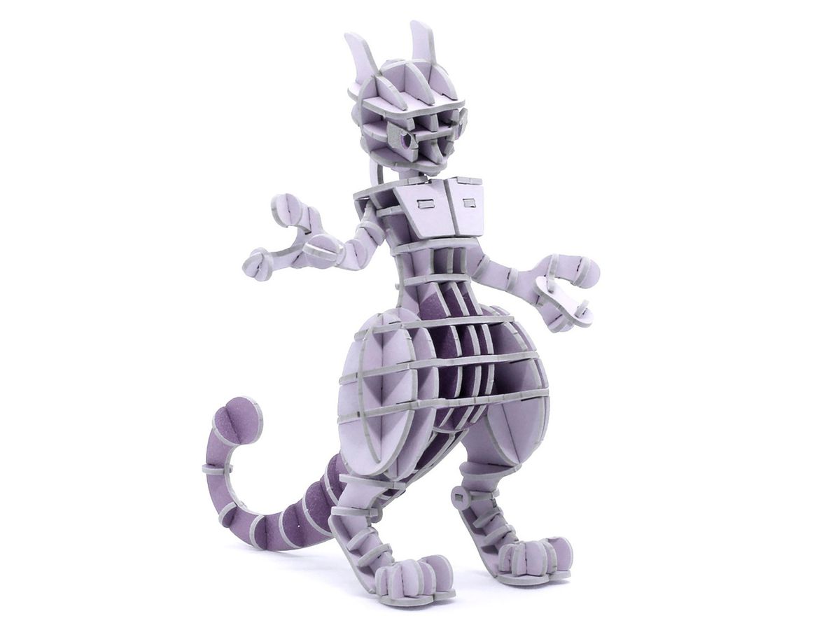 ポケットモンスター 切り絵シリーズ ガラスヘアゴム ミュウツー A