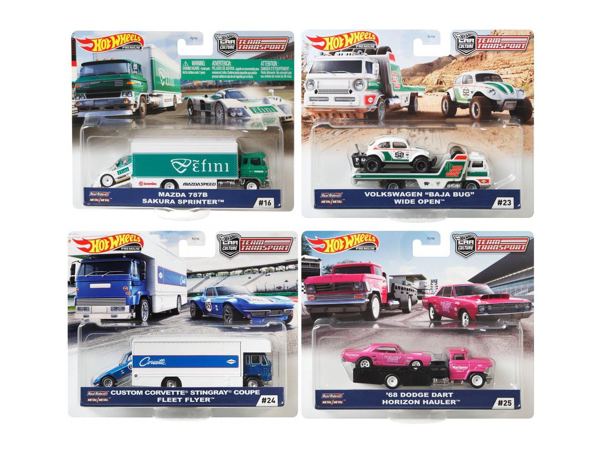 ホットウィール チームトランスポート アソート 1Box 4pcs | HLJ.co.jp
