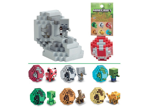 マインクラフト スポーンエッグ ミニフィギュア 1box 12pcs マインクラフト スポーンエッグ ミニフィギュア 1box 12pcs