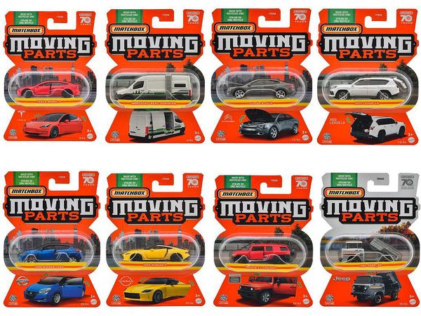 マッチボックス ムービングパーツ アソート 1Box 8pcs (FWD28