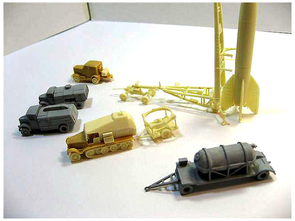 1/144 V2 ロケット & 発射支援車輛 | HLJ.co.jp
