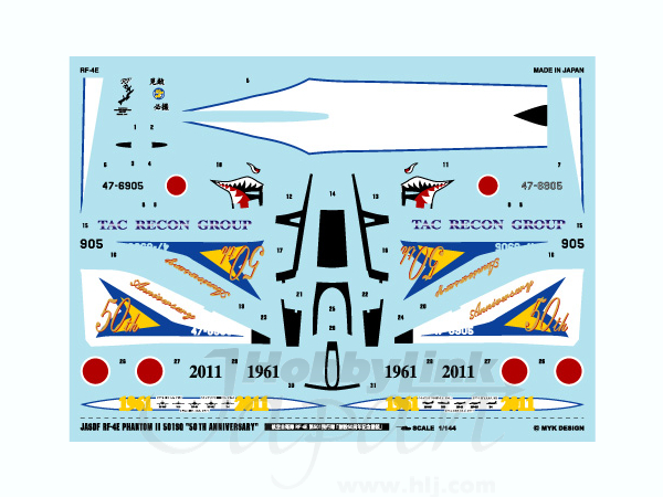 1 144 航空自衛隊 Rf 4e 第501飛行隊 創設50周年記念塗装 By Myk Design ホビーリンク ジャパン 1 144 航空自衛隊 Rf 4e 第501飛行隊 創設50周年記念塗装 By Myk Design ホビーリンク ジャパン