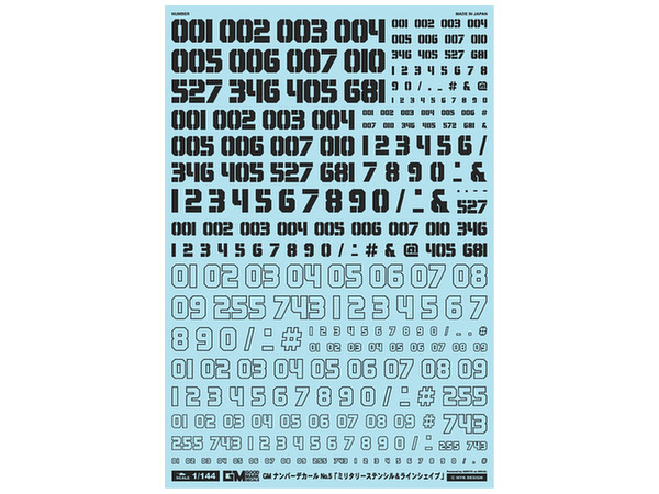 1 144 Gm ナンバーデカール No 5 ミリタリーステンシル ラインシェイプ ダークグレー 1 144 Gm ナンバーデカール No 5 ミリタリーステンシル ラインシェイプ ダークグレー