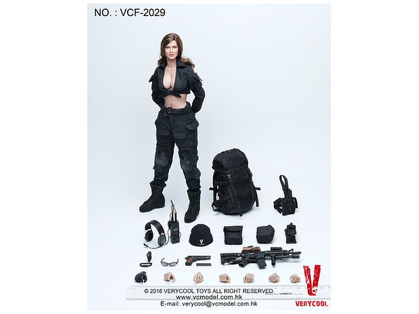 1/6 ベリークール フィメール シューター ブラック Ver. | HLJ.co.jp