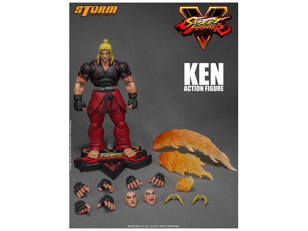 ストームコレクティブルズ　ストリートファイターV ケン　アクションフィギュア ストリートファイターV アクションフィギュア ケン | Storm