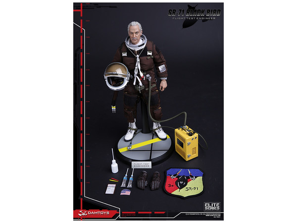 DAMTOYS SR-71 フライトテストエンジニア タイプ ホットトイズ 1/6 ダムトイ SR-71 ブラックバード フライトテストエンジニア