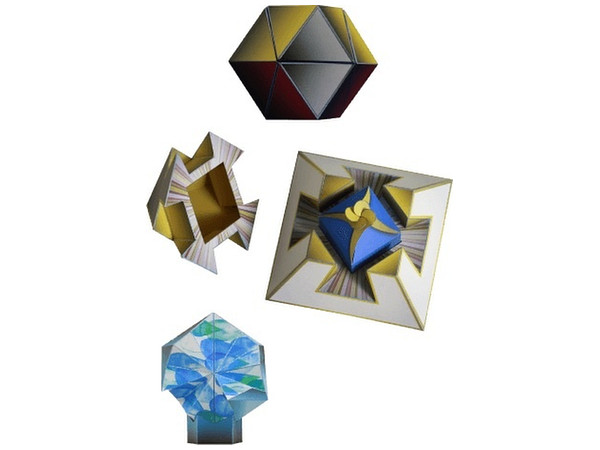 大人のペーパークラフト 幾何学カミカラ 大人のペーパークラフト 幾何学カミカラ