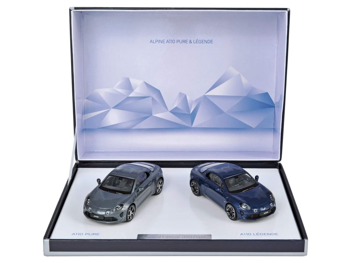 アルピーヌA110 PURE & LÉGENDE ミニカー 2台セット