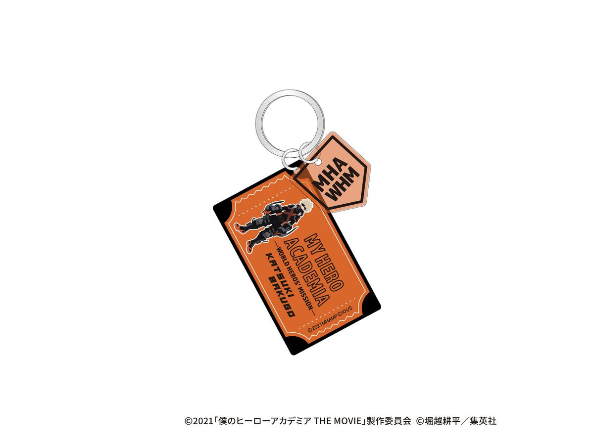 僕のヒーローアカデミア 2連ラバー塗装風アクリルキーホルダー