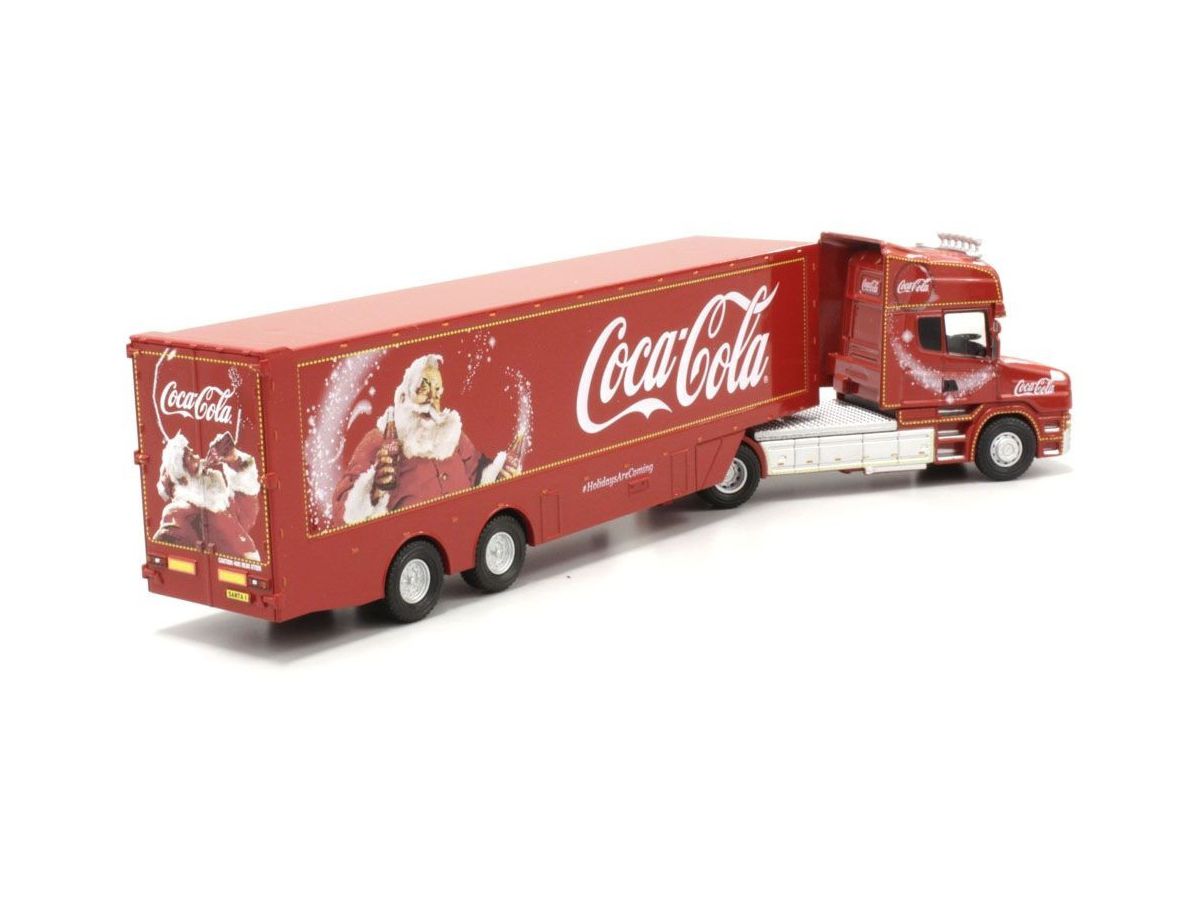 再生産】1/76 スカニア Tキャブトレーラー コカ・コーラ Polar