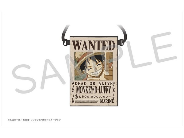 ワンピース 手配書セキュリティーポーチ ルフィ ワンピース 手配書セキュリティーポーチ ルフィ