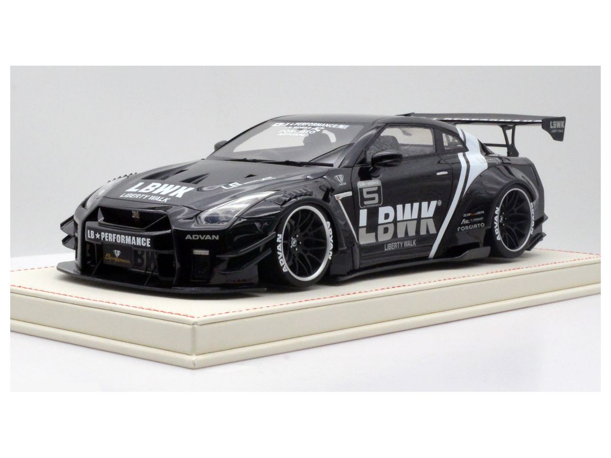 1/18 LB-WORKS 日産 GT-R R35 V2.0 LBWK Black | HLJ.co.jp