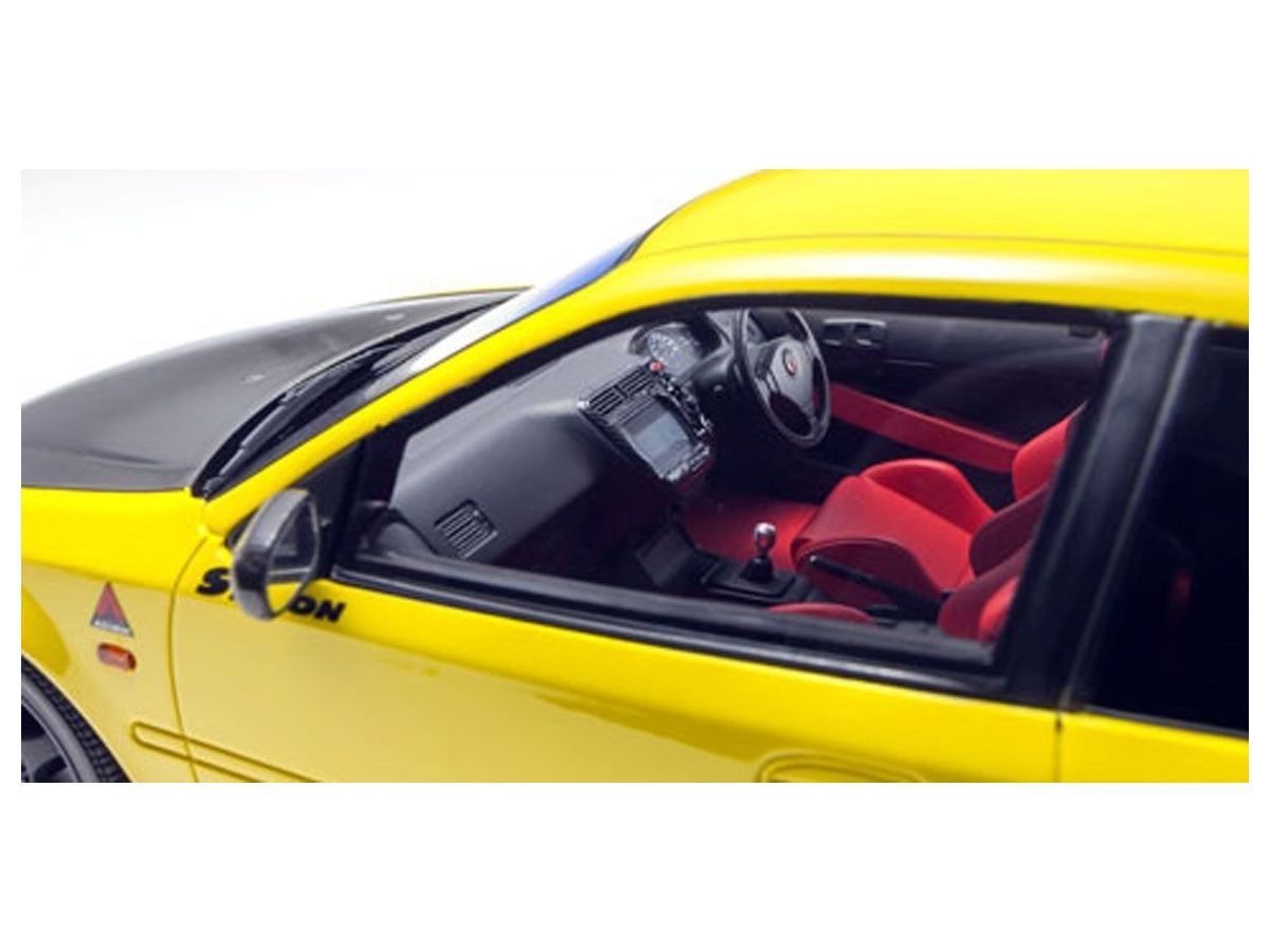 1/18 ホンダ シビック タイプR (EK9) スプーン (イエロー) 香港