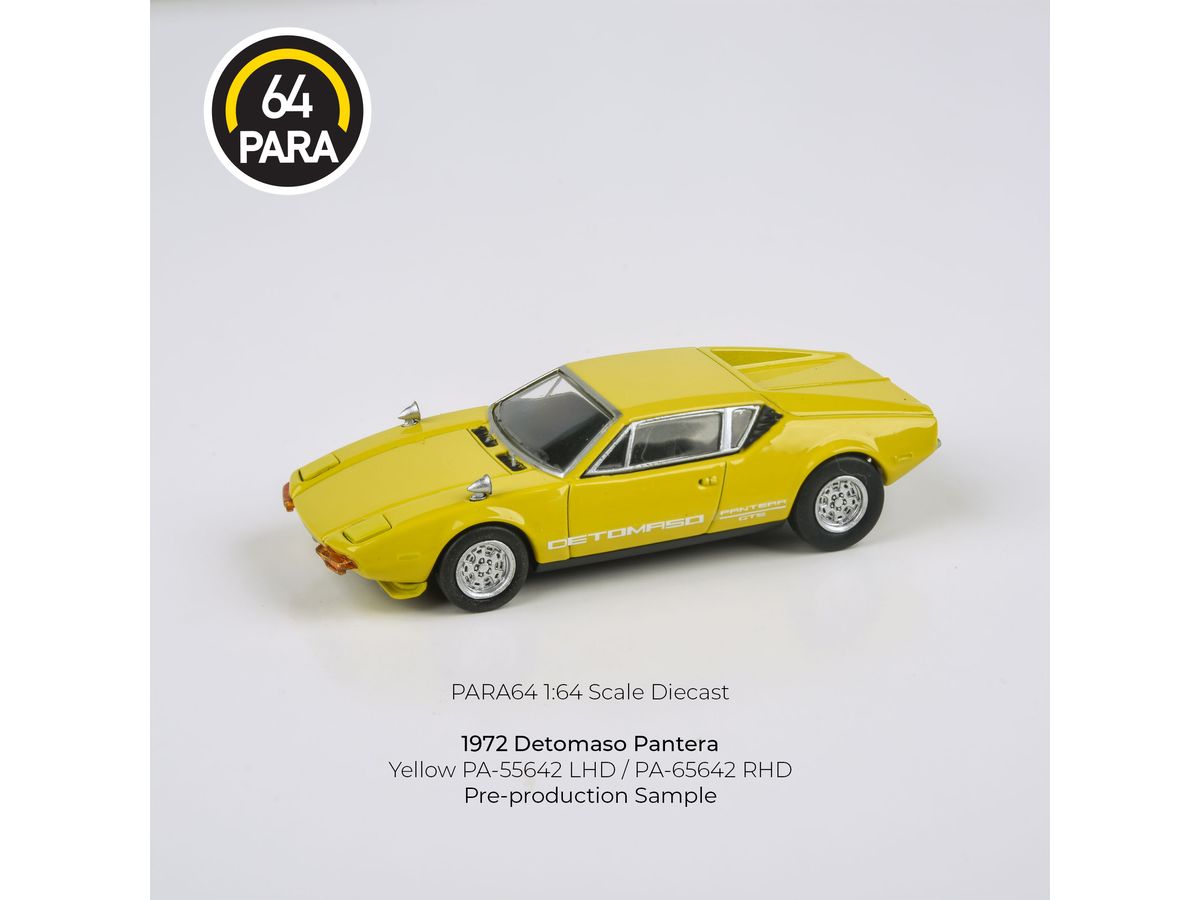 1/64 デ・トマソ・パンテーラ 1972 イエロー (RHD) | HLJ.co.jp
