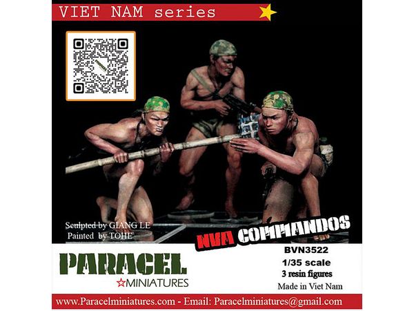 1/35 現用 北ベトナム陸軍(NVA) コマンドー部隊セット(3体入) | HLJ.co.jp