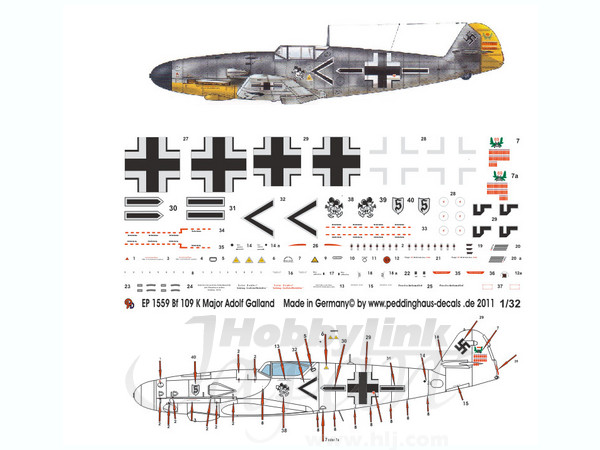 1/32 Bf109 F アドルフ・ガーランド少佐機 | HLJ.co.jp