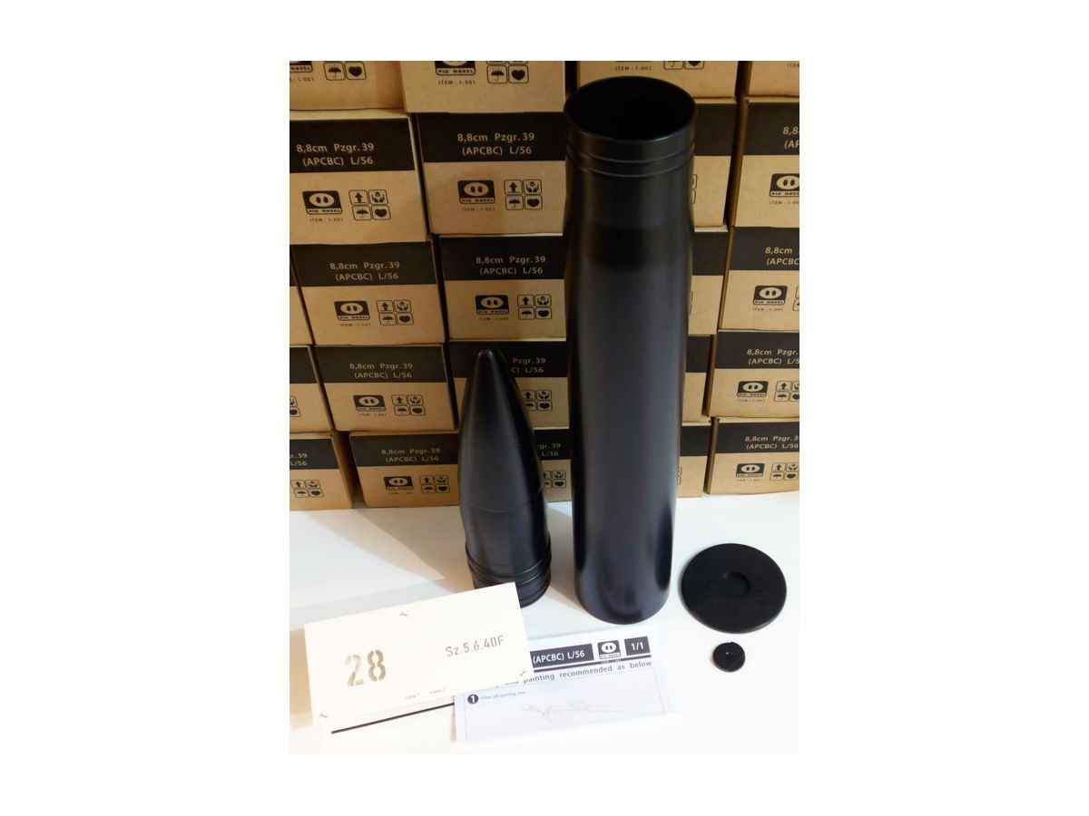 German 8.8cm Gun Shell Replica (Pzgr.39 APCBC L/56) | HLJ.com