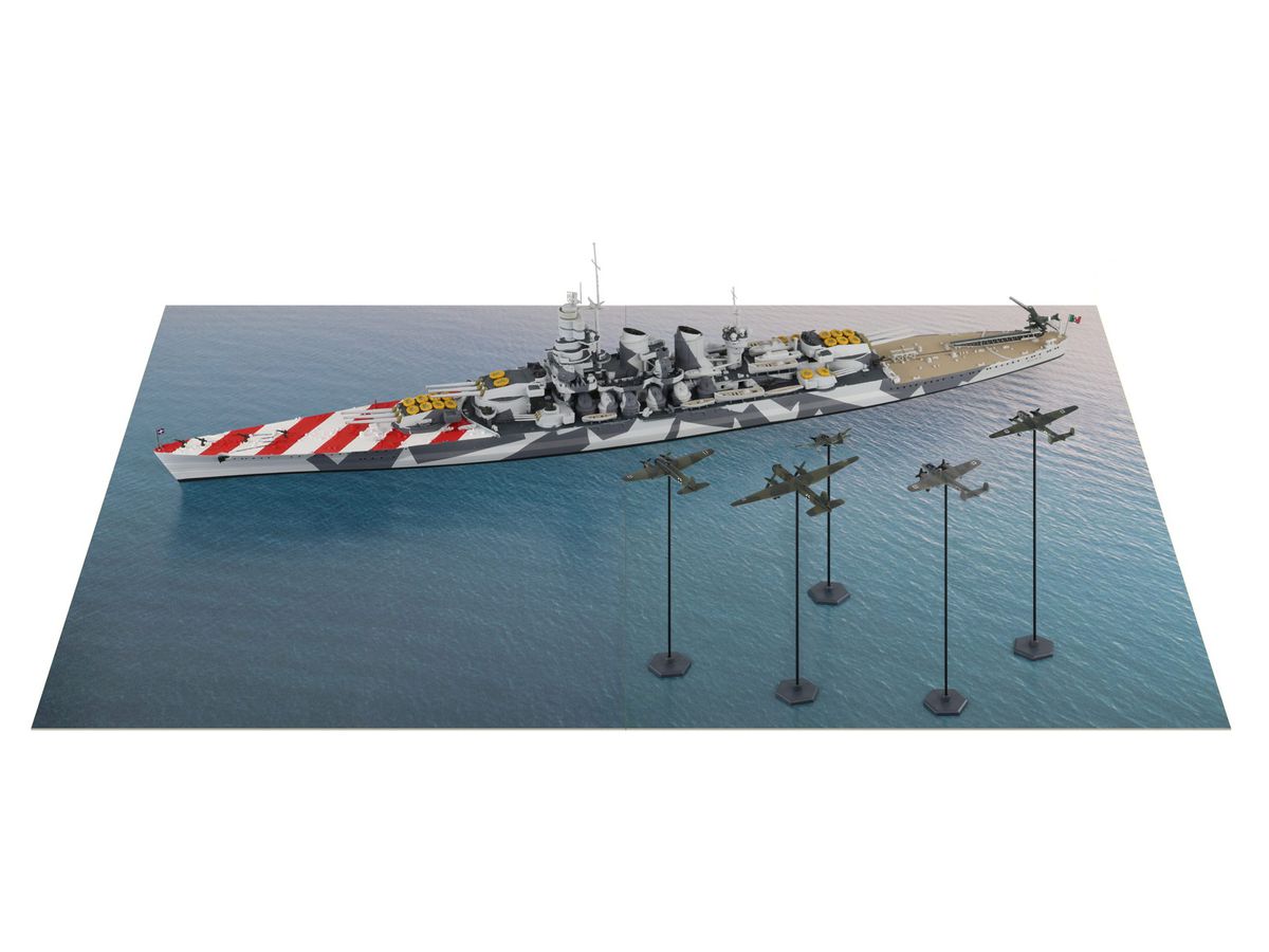 1/700 イタリア海軍 戦艦 ローマ VS ドイツ空軍爆撃航空団 | HLJ.co.jp