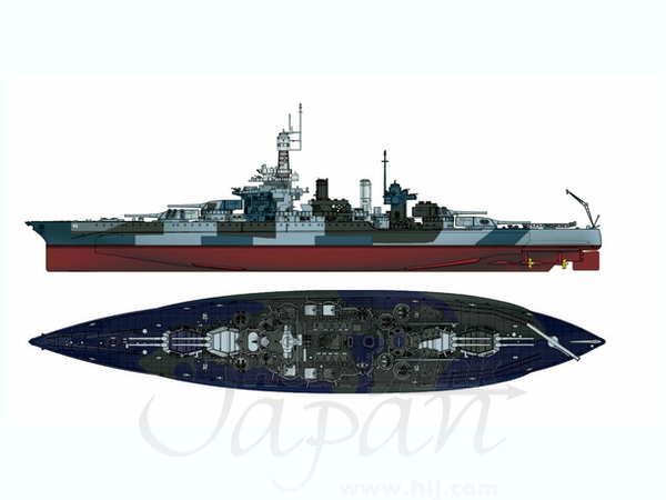 1/700 WWII アメリカ海軍 BB-45 コロラド 1944 | HLJ.co.jp