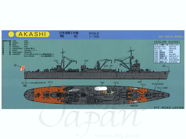 1/700 日本海軍工作艦 明石 アップグレードセット Amazon | 1/700 日本海軍工作艦 明石 アップグレードセット