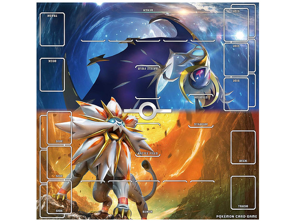 ポケモンカードゲーム サン ムーン 丈夫なプレイマット ソルガレオ ルナアーラ ポケモンカードゲーム サン ムーン 丈夫なプレイマット ソルガレオ ルナアーラ