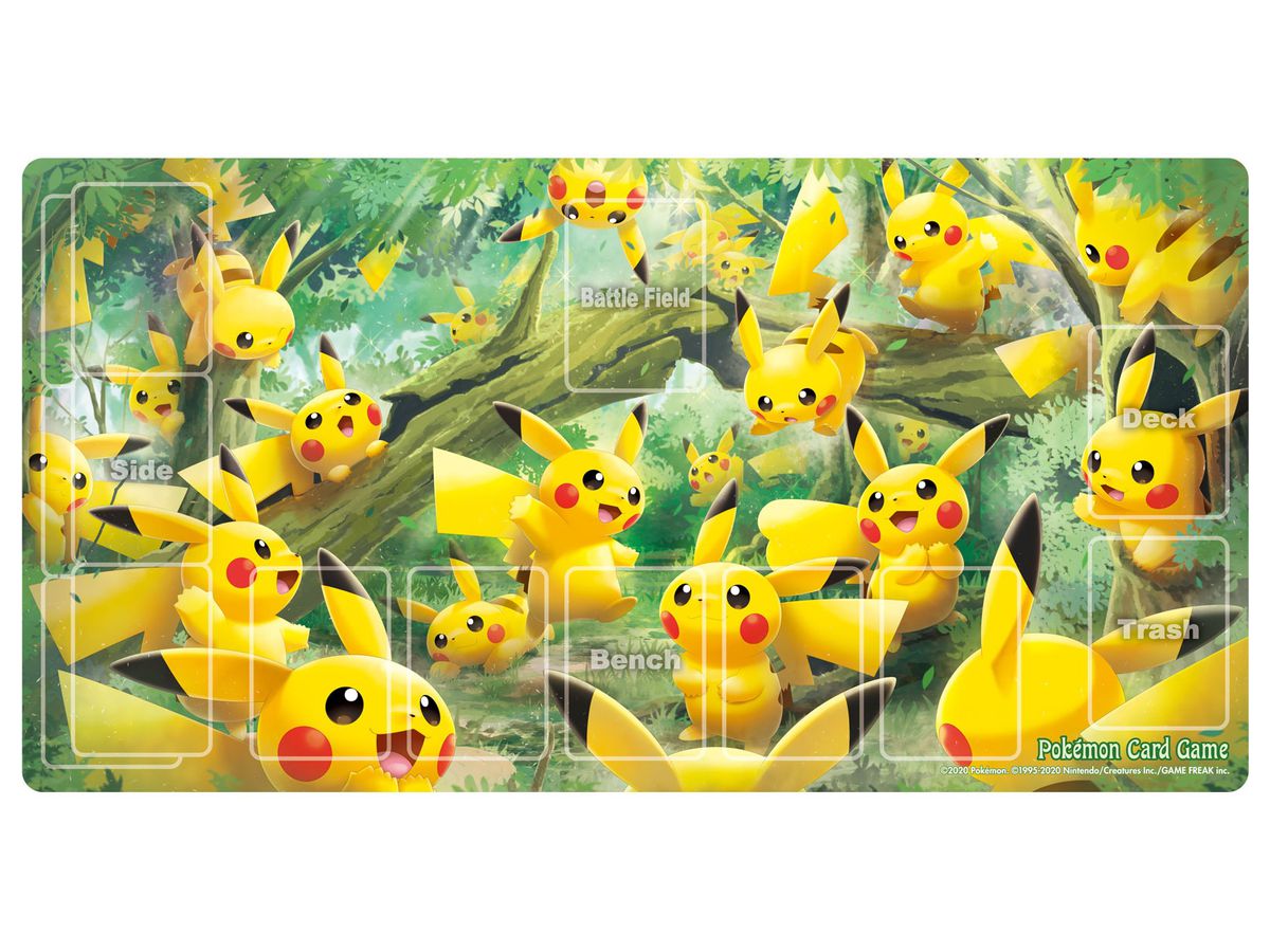ポケモンカードゲーム ラバープレイマット ピカチュウの森 ポケモンカードゲーム ラバープレイマット ピカチュウの森