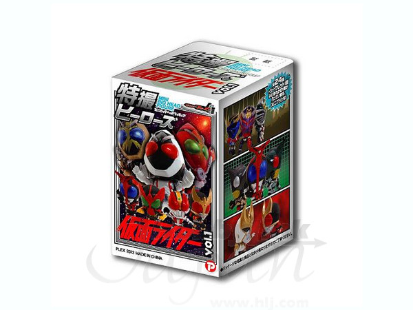 ☆仮面ライダーvol.1特撮ヒーローズ☆ミニビッグヘッドフィギュア☆
