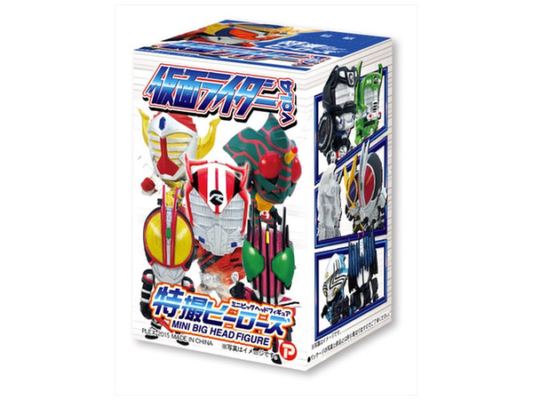 ミニビックヘッドフィギュア 特撮ヒーローズ 仮面ライダー Vol.4: 1Box