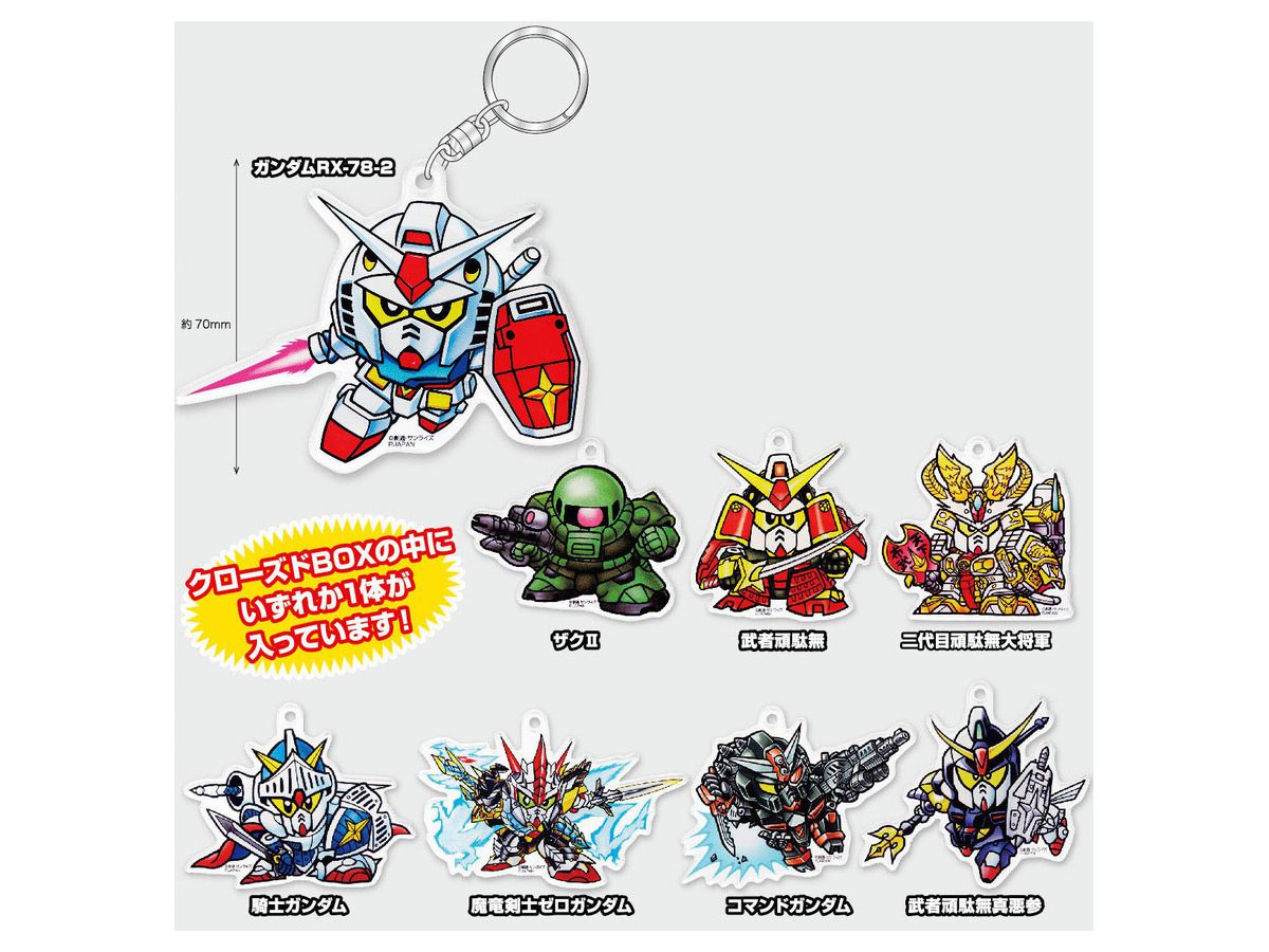 Sdガンダム アクリルキーホルダー 1 Box 8pcs By プレックス ホビーリンク ジャパン Sdガンダム アクリルキーホルダー 1 Box 8pcs By プレックス ホビーリンク ジャパン