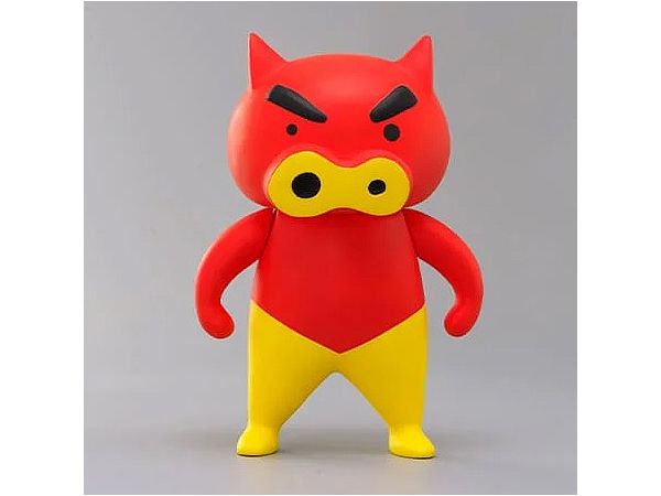 しんちゃん フィギュア 赤と黄色 クレヨンしんちゃんソフビコレクション TON-MEN レッドブタ 赤