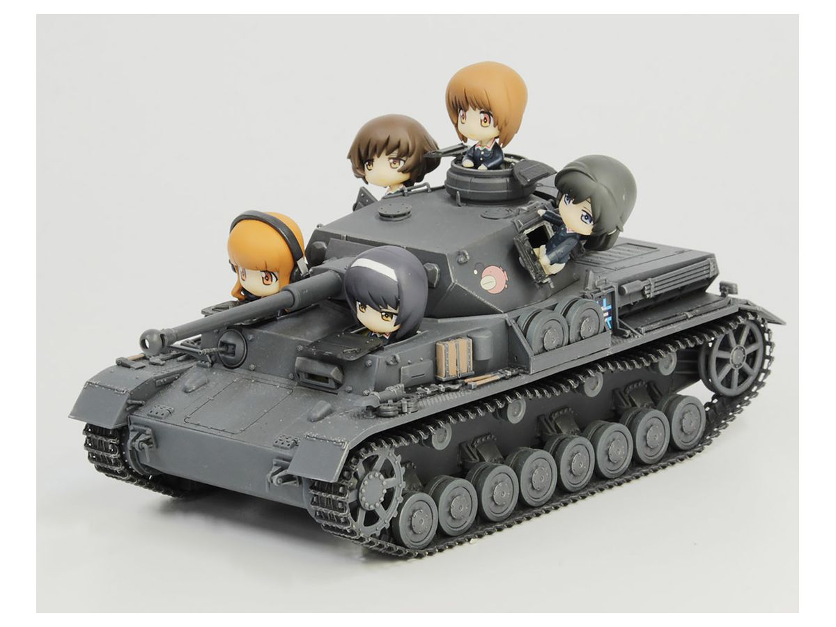 1/35 ガールズ&パンツァー IV号戦車F2型 (D型改) あんこうチーム プチ