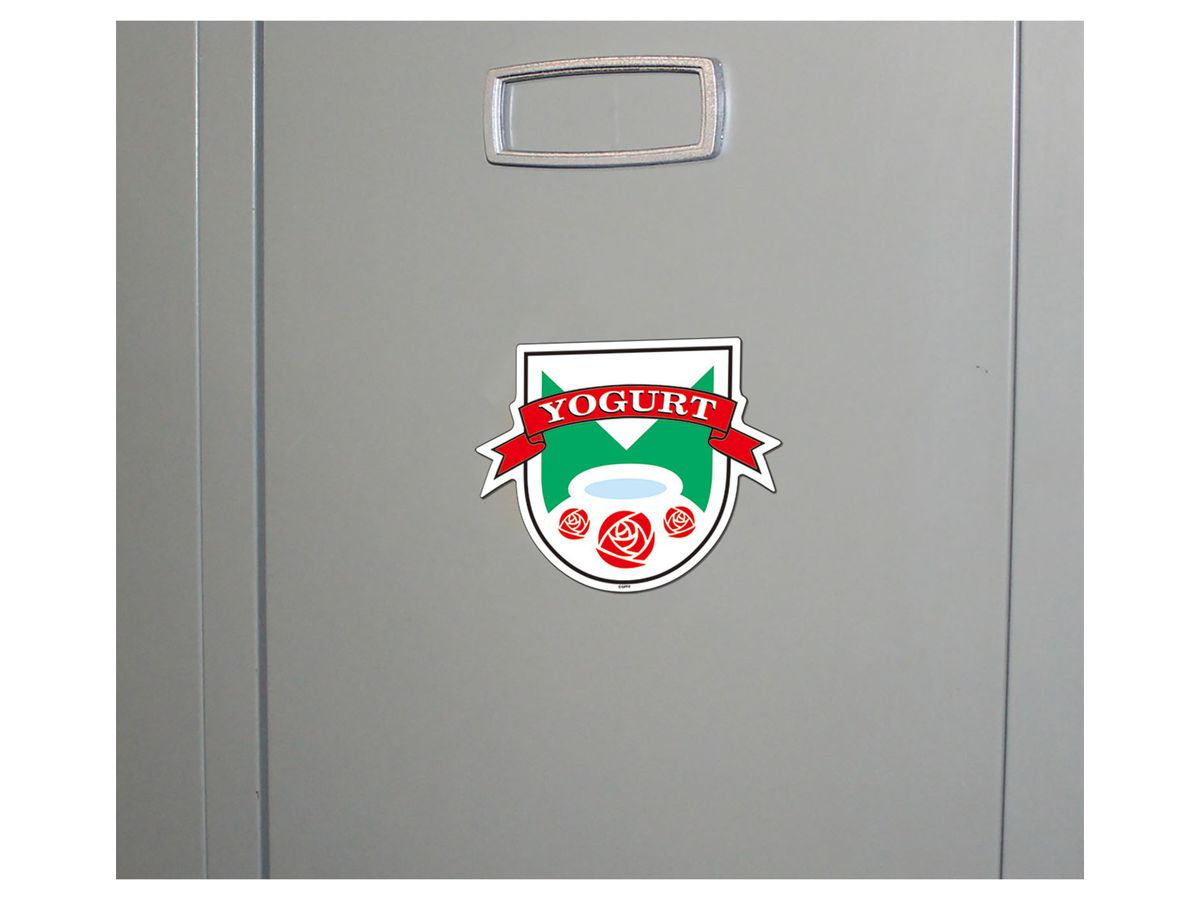 ガールズ パンツァー最終章 ヨーグルト学園 校章マグネットシート ガールズ パンツァー最終章 ヨーグルト学園 校章マグネットシート