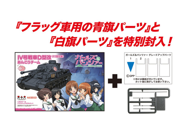 1 35 ガールズ パンツァー 劇場版 大洗 戦車道チーム あんこう ウサギさんセット 特装函入りです By プラッツ ホビーリンク ジャパン