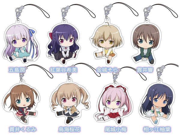 天使の3p ぺたん娘トレーディングアクリルストラップ 1box 8pcs