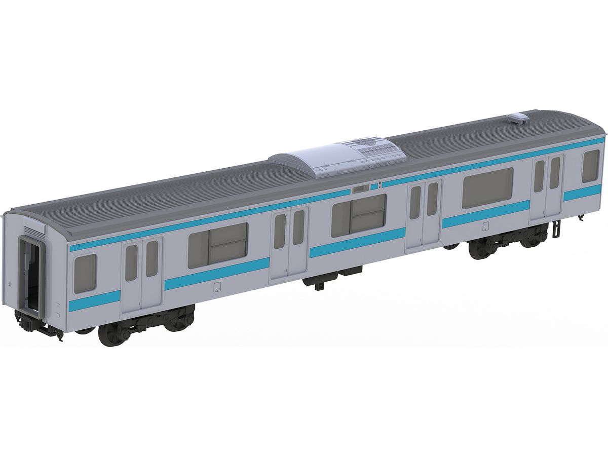 JR東日本 209系1/80ディスプレイモデル 5両セット 1/80 JR東日本209系直流電車タイプ(京浜東北色)サハ209キット | HLJ.co.jp