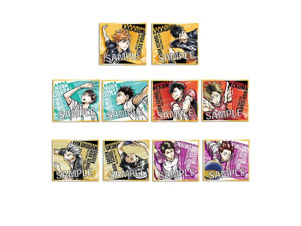 ハイキュー!!: 激闘!!トレーディングホロ色紙 1Box 10pcs | HLJ.co.jp