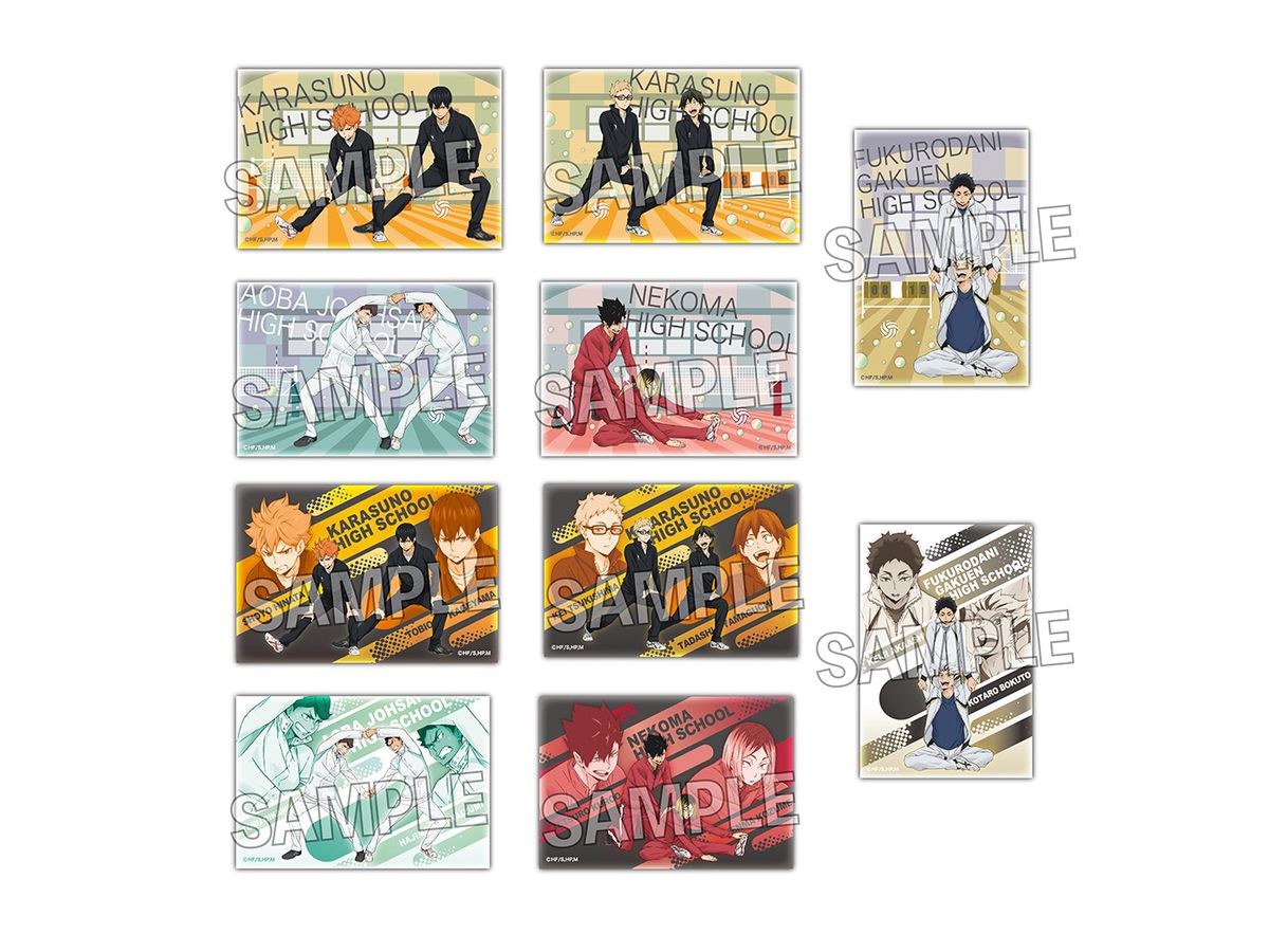 ハイキュー!! ウォーミングアップ!! トレーディングスクエア缶バッジ